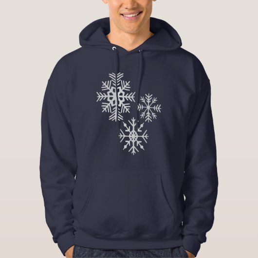 Veste À Capuche Sweatshirt Snowflake (Devant)