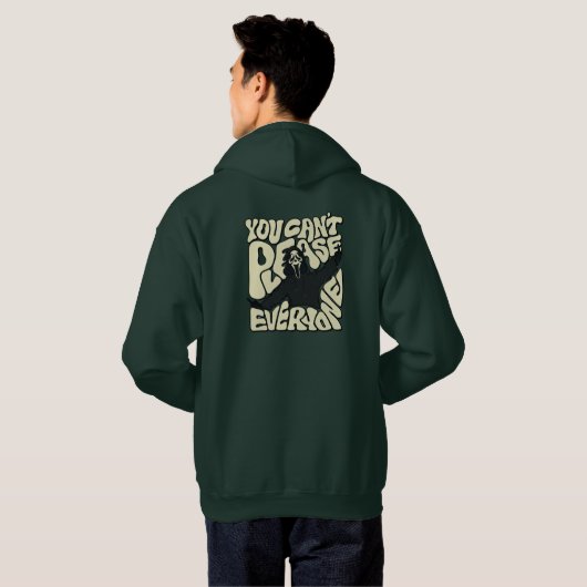Veste À Capuche Sweatshirt You Can’t Please Everyone (Dos entier)