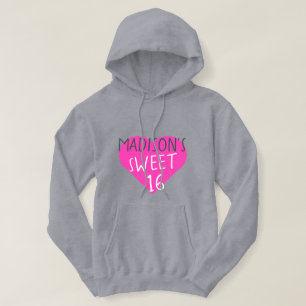 Veste À Capuche Sweet 16 16e anniversaire