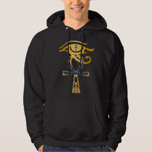 Veste À Capuche Symbo égyptien Ancien Dieu Oeil de Horus Ankh Symb