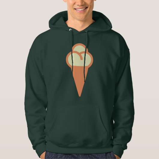 Veste À Capuche Symbole cône Icecream (Devant)