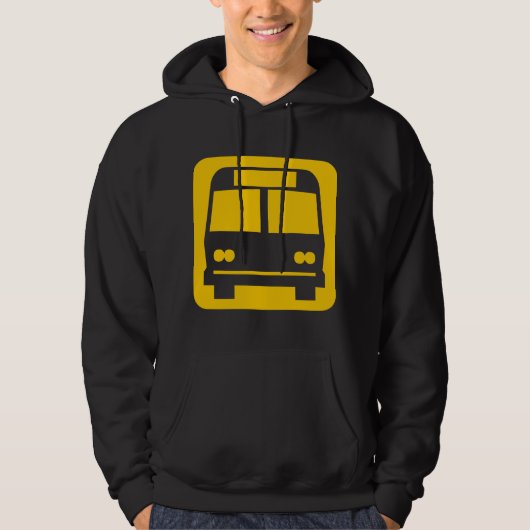 Veste À Capuche Symbole d'autobus - ambre (Devant)