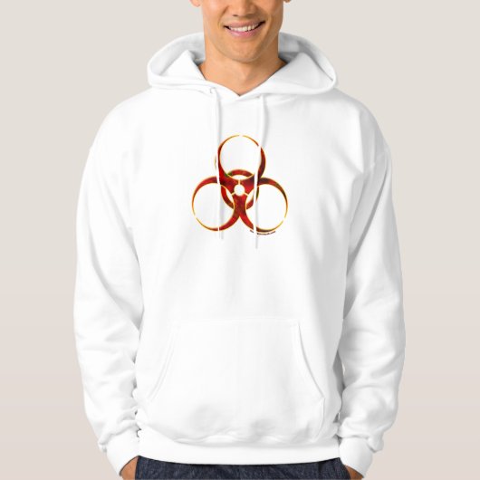 Veste À Capuche Symbole d'avertissement de Biohazard (Devant)