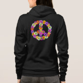 VESTE À CAPUCHE SYMBOLE DE LA PAIX COULEUR (Dos)