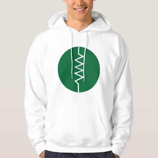 Veste À Capuche Symbole de résistance - Cerclé (Devant)