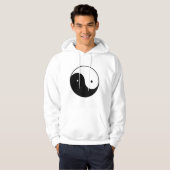 Veste À Capuche Symbole de Yin Yang (Devant entier)