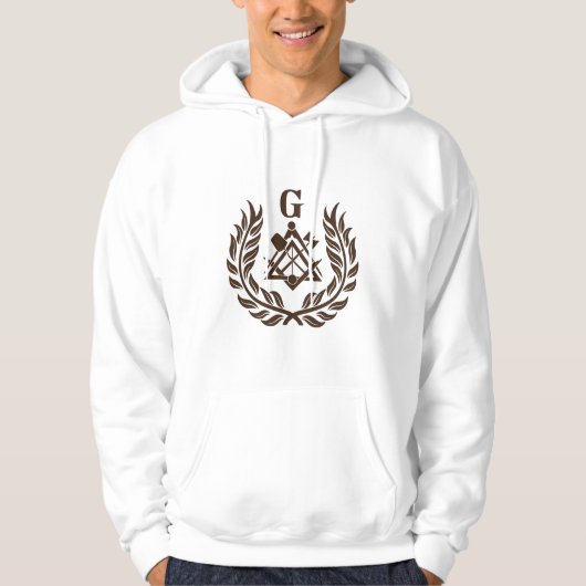 Veste À Capuche Symbole franc-maçonnerie (Devant)