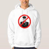 Veste À Capuche Symbole Interdiction de Chauffeur Drôle Avertissem (Devant)