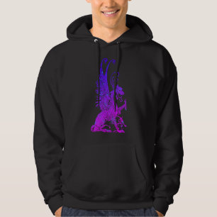 Veste À Capuche Symbole monstre de néon Basilisk Dragon Bête antiq