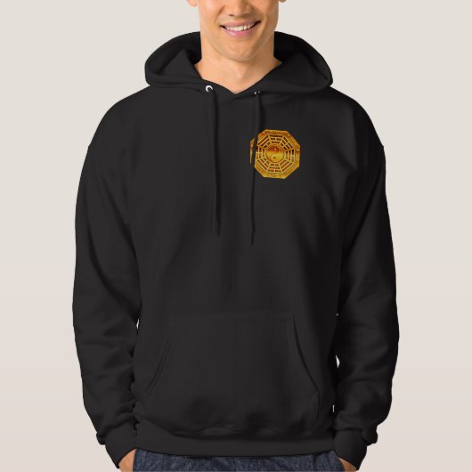 Veste À Capuche Symbole PaKua - or (Devant)