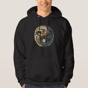 Veste À Capuche Symbole Yin Yang d'équilibre et d'harmonie avec de