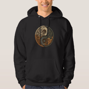 Veste À Capuche Symbole Yin Yang d'équilibre et d'harmonie avec va