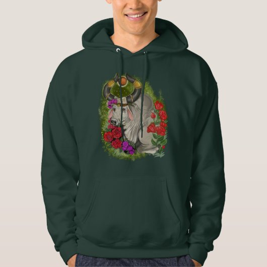 Veste À Capuche SYMBOLE Zodiaque Taurus (Devant)