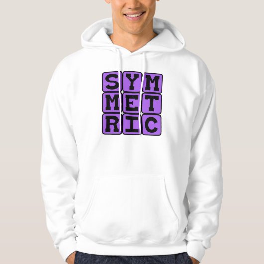 Veste À Capuche Symétrique, semblable à un miroir (Devant)
