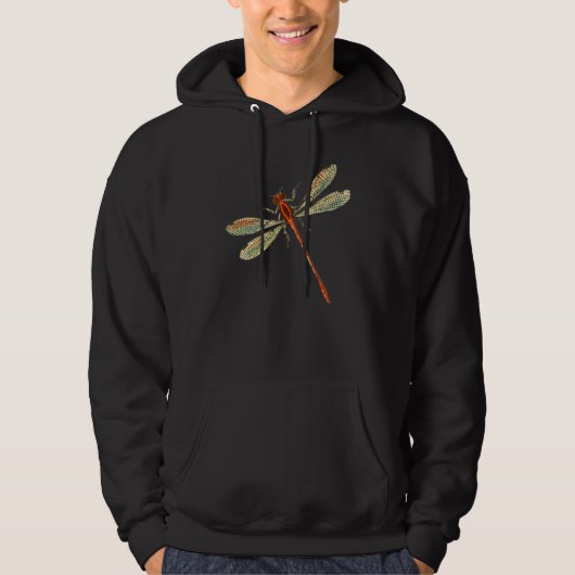 Veste À Capuche Sympa Dragonfly Wings Illustration de libellule an (Devant)