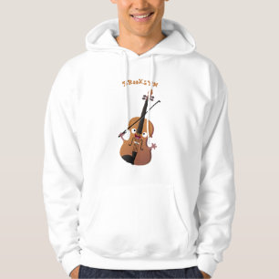 Veste À Capuche Sympa drôle violon personnage de dessin animé
