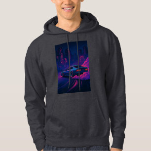 Veste À Capuche Symphonie de circuit néon