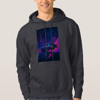 Veste À Capuche Symphonie de circuit néon