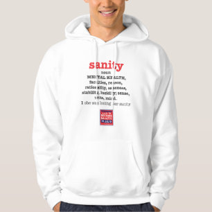 Veste À Capuche Synonymes de santé d'esprit 2 côtés