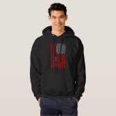 Veste À Capuche Synthétiseur ADSR Synth (Devant entier)