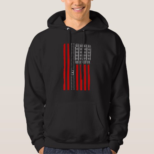 Veste À Capuche Synthétiseur ADSR Synth (Devant)