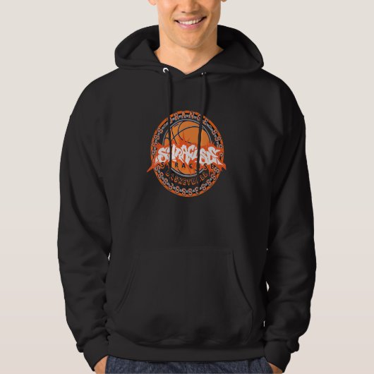 Veste À Capuche Syracuse de basket (Devant)