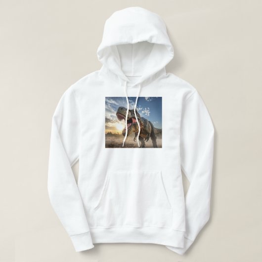 Veste À Capuche T-Rex (Design devant)