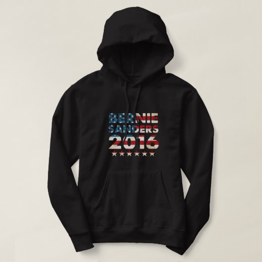 Veste À Capuche T-shirt 2016 de ponceuses de Bernie (Design devant)