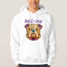T-shirt à capuche basique pour hommes Bull-ieve en