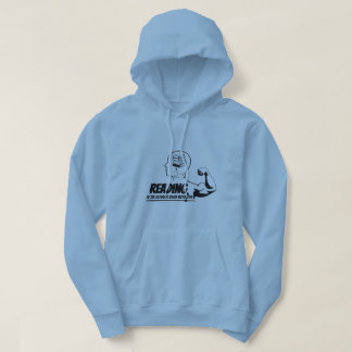 Veste À Capuche T-shirt à capuche « Lecture = Gains cérébraux »