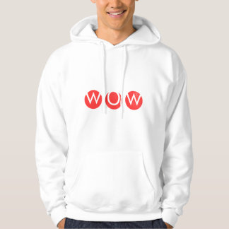 Veste À Capuche T-Shirt à typographie minimale WOW gras