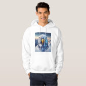 Veste À Capuche T-Shirt Aigle imprimé (Devant entier)