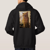 Veste À Capuche T-shirt au chat (Dos)