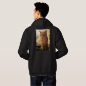Veste À Capuche T-shirt au chat (Dos entier)