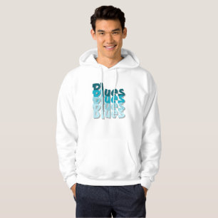 Veste À Capuche T-shirt Blues