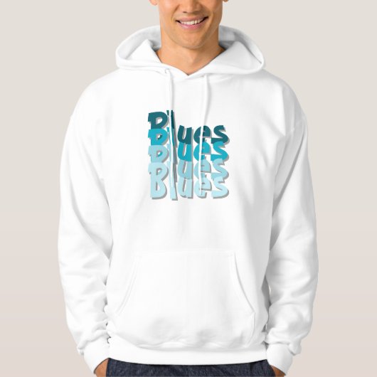 Veste À Capuche T-shirt Blues (Devant)