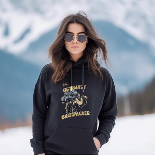 Veste À Capuche T-shirt cadeau camping Ultimate sur mesure