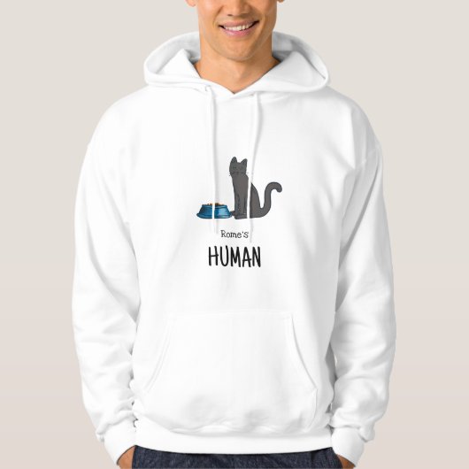 Veste À Capuche T-shirt Chat Chartreux (Devant)