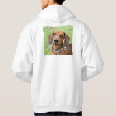 Veste À Capuche T-shirt Dachshund (Dos)