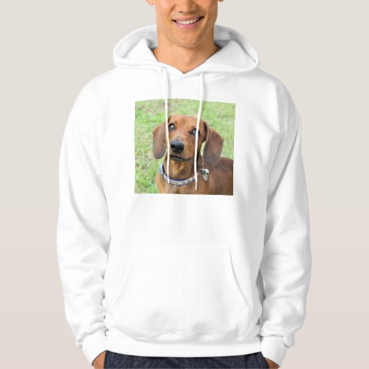 Veste À Capuche T-shirt Dachshund (Devant)