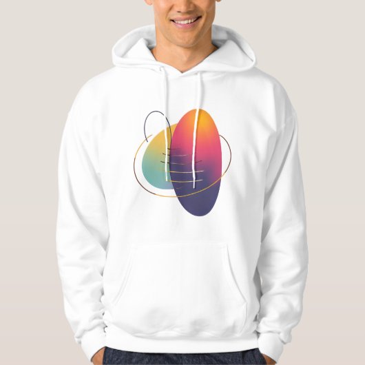 Veste À Capuche T-shirt d'art Abstrait - 🎨 d'expression portable (Devant)