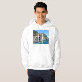 Veste À Capuche T-shirt de base, blanc (Devant entier)