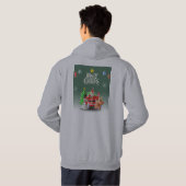 Veste À Capuche T-shirt de base pour hommes (Dos entier)