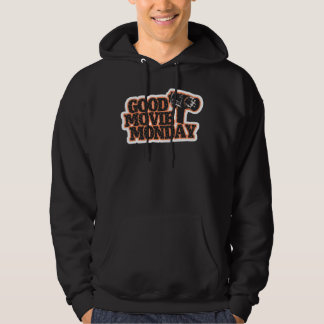 Veste À Capuche T-shirt de Bonne Cinéma Lundi (Noir, Unisexe)