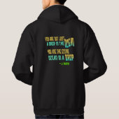 Veste À Capuche T-shirt de la citation de Rumi (Dos)