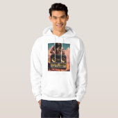 Veste À Capuche "T-shirt DJ Groove Vibes" (Devant entier)