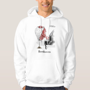 Veste À Capuche T-shirt drôle BEEThoven par Rick London