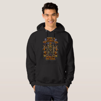 Veste À Capuche T-shirt drôle de mummy gym Halloween lion soulevan