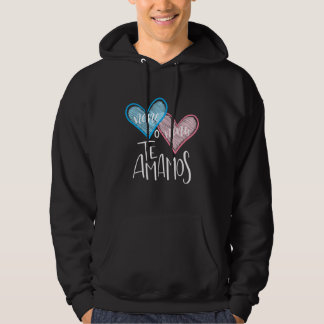 Veste À Capuche T-shirt espagnol Gender Reveal Nene Nena Te Amanos