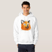 Veste À Capuche T-Shirt Fox Intelligent - Embrassez Votre Côté Sau (Devant entier)
